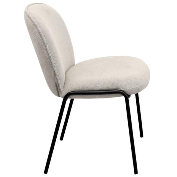 Кухонный стул DecoPrim Nanco Ткань/ Серый Черный photo 2 Кухонный стул DecoPrim Nanco Ткань/ Серый Черный photo 2