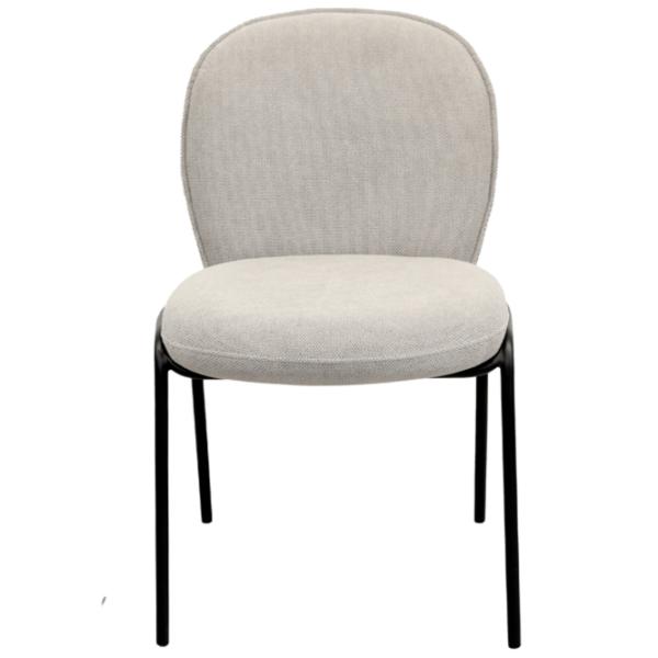 Кухонный стул DecoPrim Nanco Ткань/ Серый Черный photo 3 Кухонный стул DecoPrim Nanco Ткань/ Серый Черный photo 3