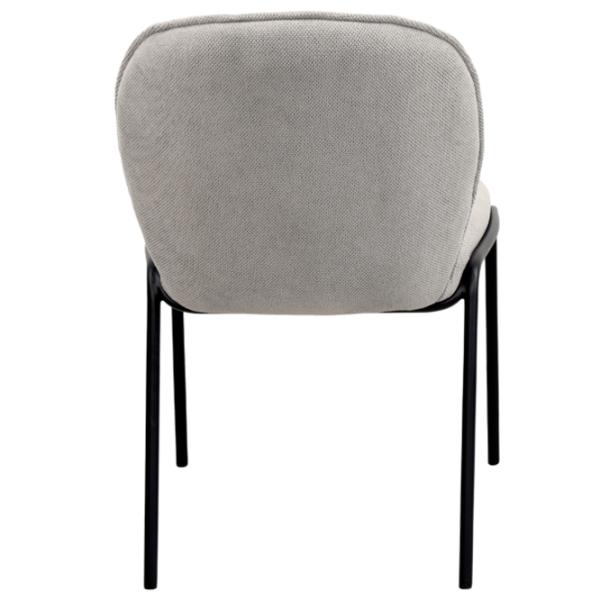 Кухонный стул DecoPrim Nanco Ткань/ Серый Черный photo 5 Кухонный стул DecoPrim Nanco Ткань/ Серый Черный photo 5