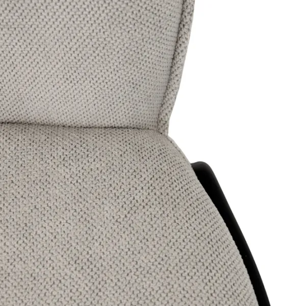 Кухонный стул DecoPrim Nanco Ткань/ Серый Черный photo 7 Кухонный стул DecoPrim Nanco Ткань/ Серый Черный photo 7