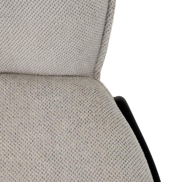 Кухонный стул DecoPrim Nanco Ткань/ Серый Черный photo 7 Кухонный стул DecoPrim Nanco Ткань/ Серый Черный photo 7