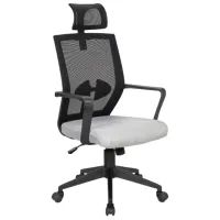 Fotoliu de birou Magnus CH TIMON XY-6107H / Black Gray 