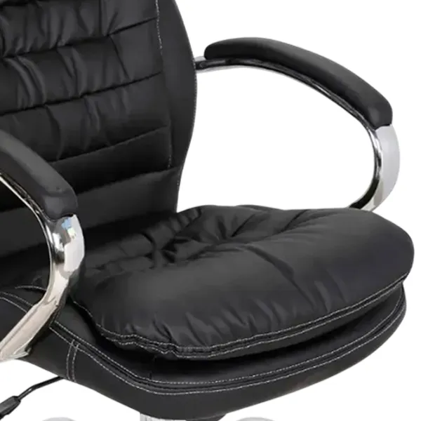 Fotoliu de birou Magnus CH MASTER XY-7004H-1 ECO Piele/ Black Silver photo 3