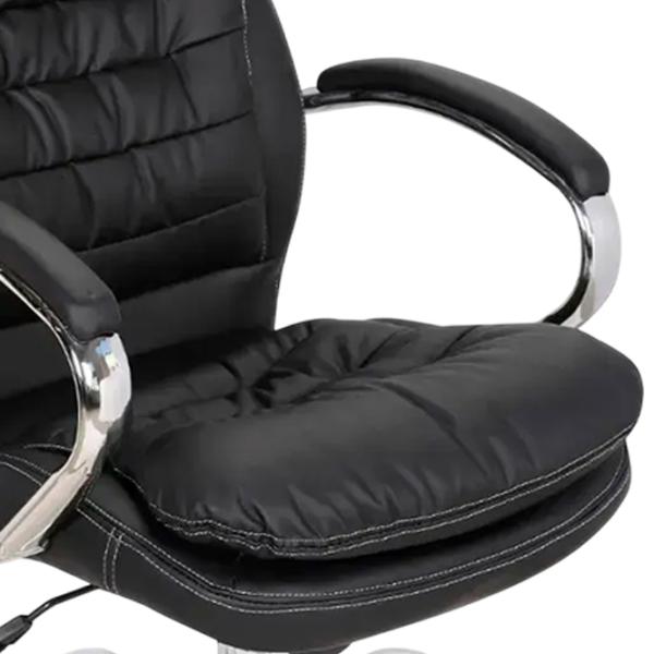 Fotoliu de birou Magnus CH MASTER XY-7004H-1 ECO Piele/ Black Silver photo 3