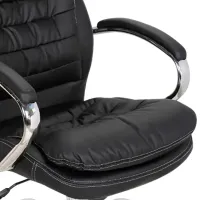 Fotoliu de birou Magnus CH MASTER XY-7004H-1 ECO Piele/ Black Silver photo 3