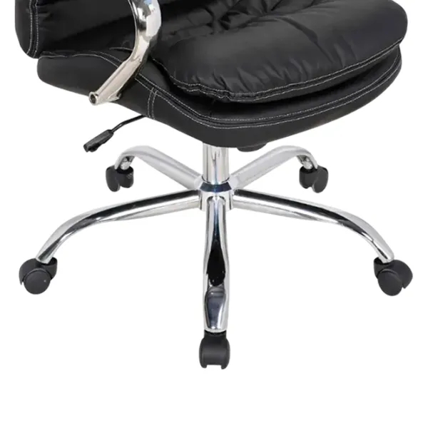 Fotoliu de birou Magnus CH MASTER XY-7004H-1 ECO Piele/ Black Silver photo 5
