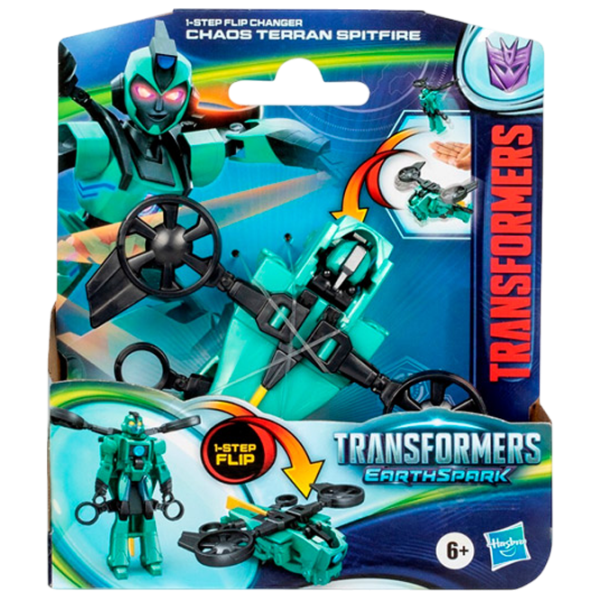 Figurină Transformers Earth Spark Chaos Terran Spitfire 4+ / Green photo 2