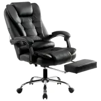 Fotoliu de birou Techno MS SL 11 ECO Piele/ Black Silver