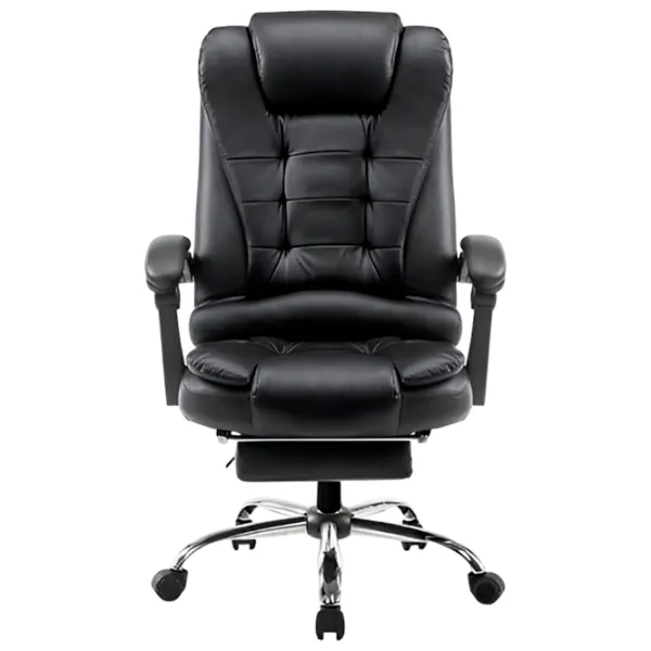 Fotoliu de birou Techno MS SL 11 ECO Piele/ Black Silver photo 2