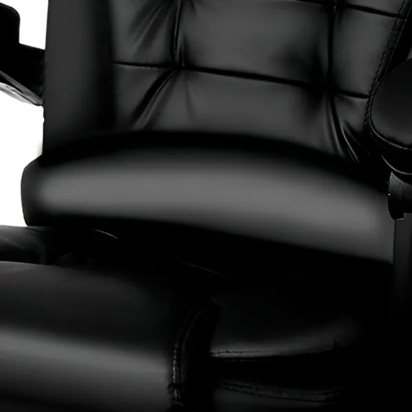 Fotoliu de birou Techno MS SL 11 ECO Piele/ Black Silver photo 3