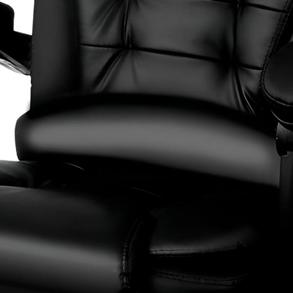 Fotoliu de birou Techno MS SL 11 ECO Piele/ Black Silver photo 3