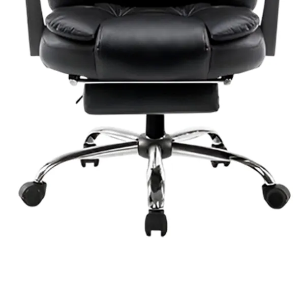 Fotoliu de birou Techno MS SL 11 ECO Piele/ Black Silver photo 4