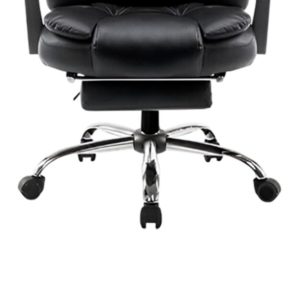 Fotoliu de birou Techno MS SL 11 ECO Piele/ Black Silver photo 4