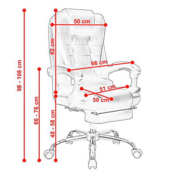 Fotoliu de birou Techno MS SL 11 ECO Piele/ Black Silver photo 5