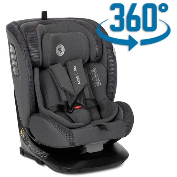 Детское автокресло BabyGo Monza  0 месяцев - 12 лет / 36 кг / Серый photo 5