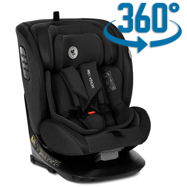 Детское автокресло BabyGo Monza  0 месяцев - 12 лет / 36 кг / Черный photo 5