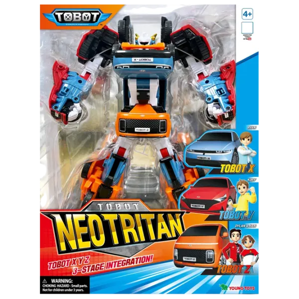 Figurină Young Toys Tobot Neo Tritan 4+ / Blue photo 4