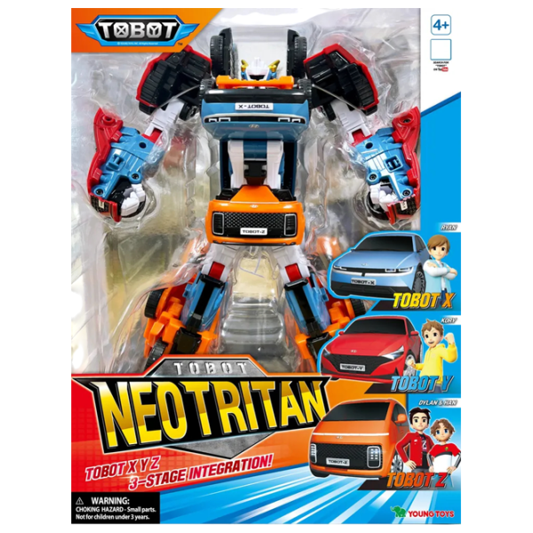 Figurină Young Toys Tobot Neo Tritan 4+ / Blue photo 4