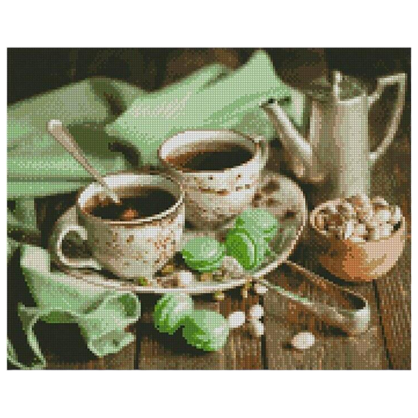 Картина по номерам Strateg Завтрак с макарунами FA12225 50 x 40 см / Горизонтальная photo 1