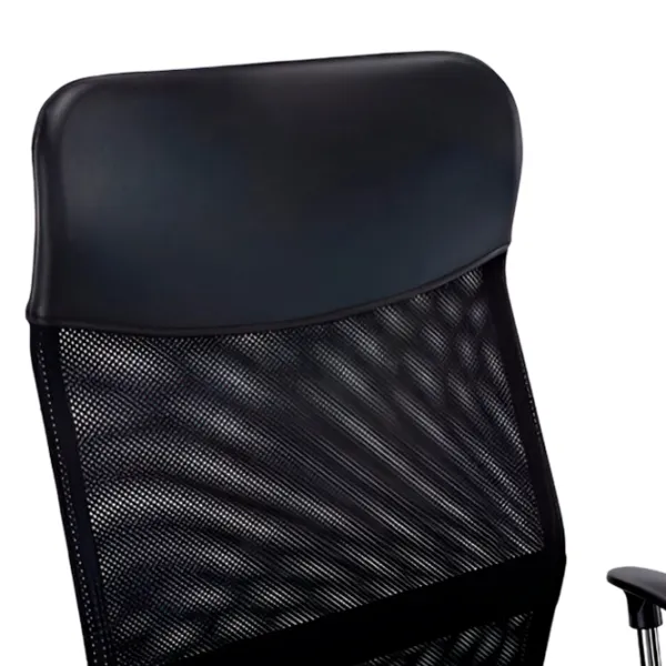 Fotoliu de birou Techno MS C16 Plasă/ Black Silver photo 5