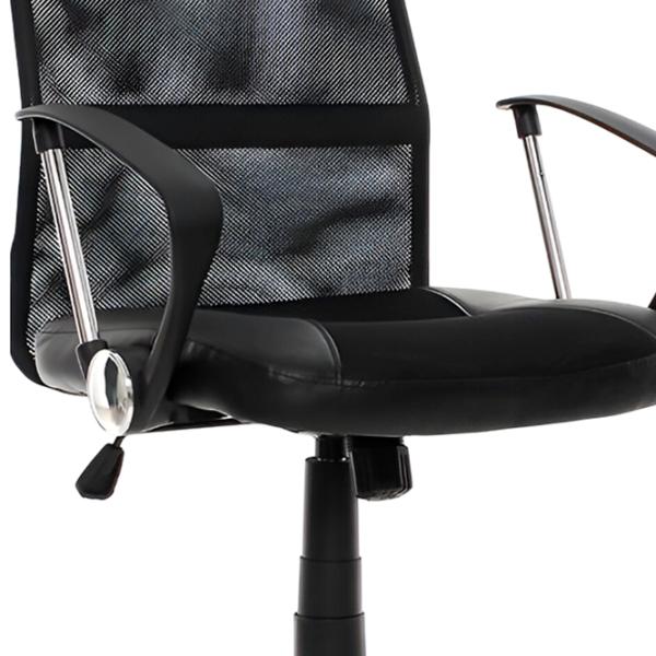 Fotoliu de birou Techno MS C16 Plasă/ Black Silver photo 6