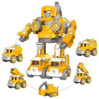 Figurină ChiToys Autobots 5+ / Yellow photo 6
