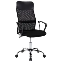 Fotoliu de birou Ekspand 10001891 ECO Piele/ Black Silver