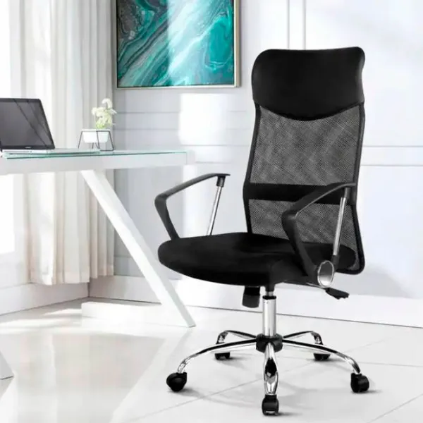 Fotoliu de birou Ekspand 10001891 ECO Piele/ Black Silver photo 8