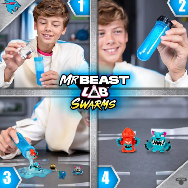 Фигурки Mr.Beast Lab Swarms 5+ / Синий photo 4