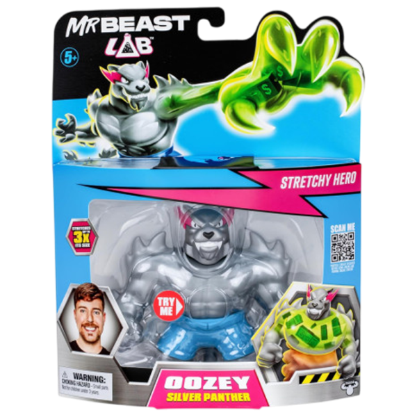 Фигурка Mr.Beast Lab Silver Panther 3+ / Серый photo 3