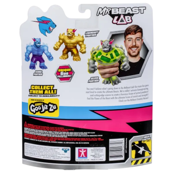 Фигурка Mr.Beast Lab Silver Panther 3+ / Серый photo 4