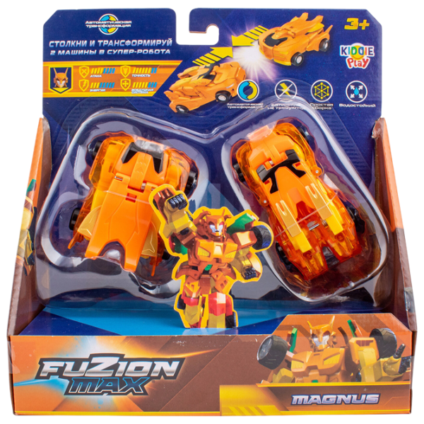 Figurină Kiddie Play Fuzion Max Magnus 6+ / Orange photo 3