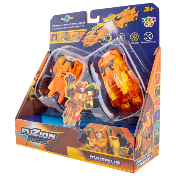 Figurină Kiddie Play Fuzion Max Magnus 6+ / Orange photo 5