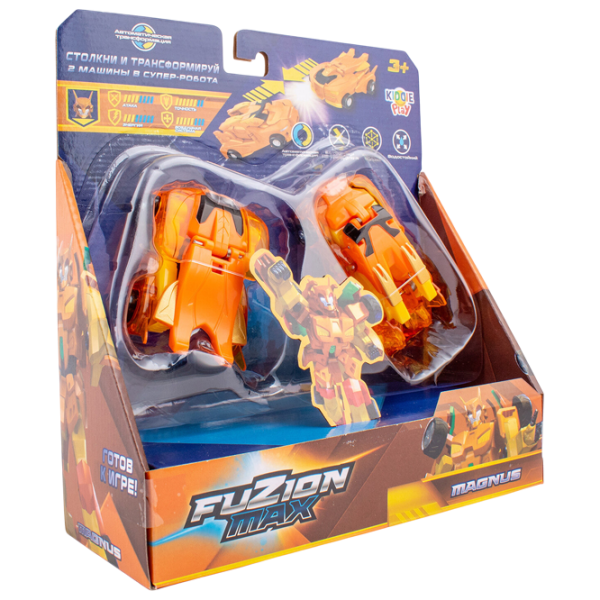 Figurină Kiddie Play Fuzion Max Magnus 6+ / Orange photo 7