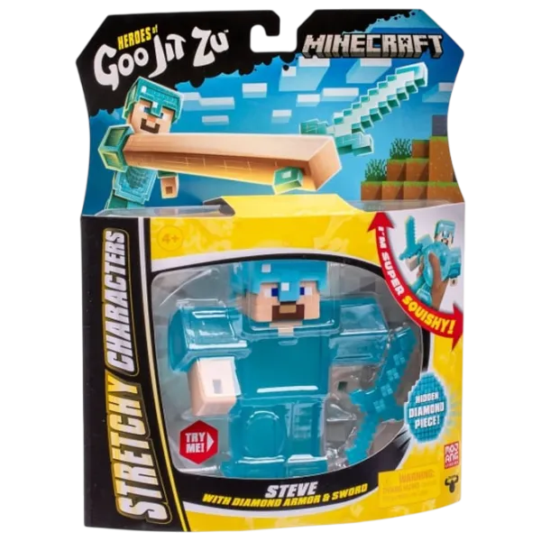 Figurină Minecraft Stretchy Charachters Heroes of Goo Jit Zu 3+ / Multicolor photo 6