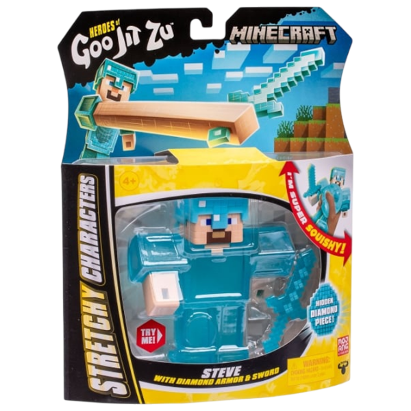 Figurină Minecraft Stretchy Charachters Heroes of Goo Jit Zu 3+ / Multicolor photo 6