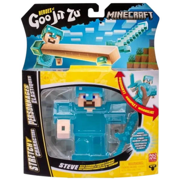 Figurină Minecraft Stretchy Charachters Heroes of Goo Jit Zu 3+ / Multicolor photo 7