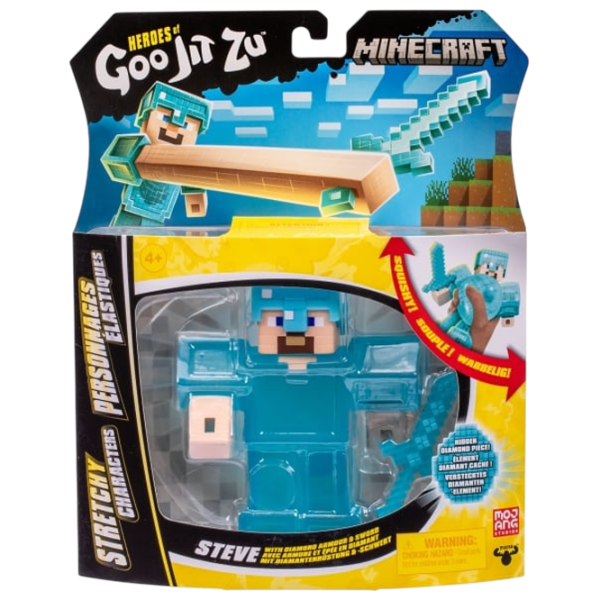 Figurină Minecraft Stretchy Charachters Heroes of Goo Jit Zu 3+ / Multicolor photo 7