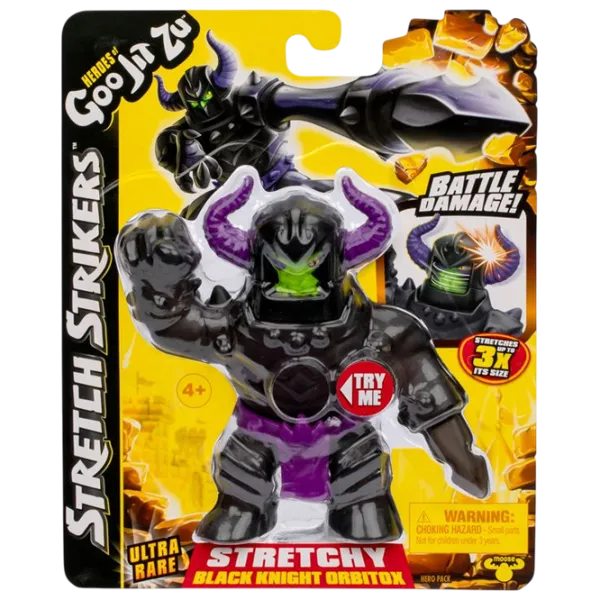 Фигурка Heroes of Goo Jit Zu Stretchy Charachters Black Knight Obitox 4+ / Черный photo 3