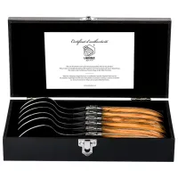 Set linguri Laguiole Luxury Line Inox / 6