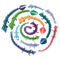 Figurină Spin Master Crystalynx Dragon 8+ / Multicolor photo 2