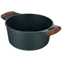 Кастрюля Resto Pot with lid 4.2л Алюминий / Черный photo 2