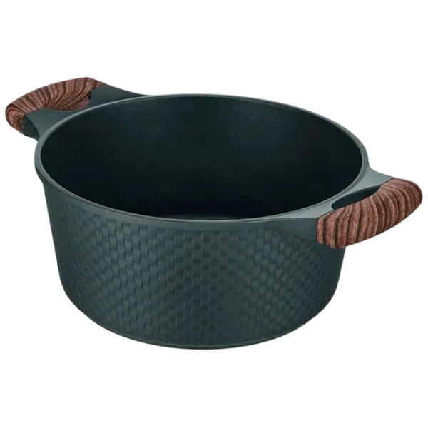Кастрюля Resto Pot with lid 2.4л Алюминий / Черный photo 1