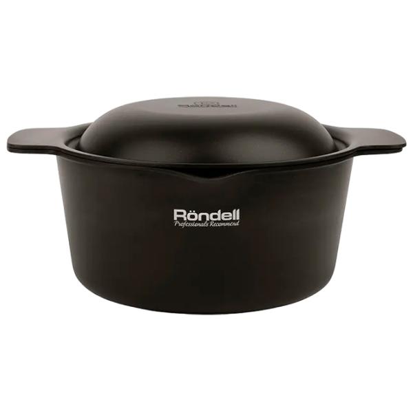 Кастрюля Rondell Pot with lid 2.35л Алюминий / Черный photo 1