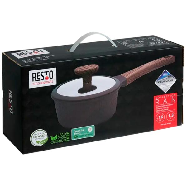 Кастрюля Resto Ladle 1.3л Алюминий / Черный photo 6