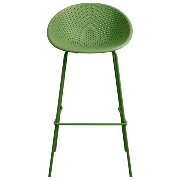 Scaun de bar Deco CASTOR Plastic / Metal / Green photo 2