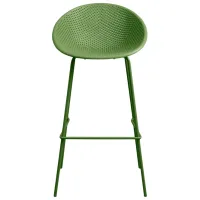 Scaun de bar Deco CASTOR Plastic / Metal / Green photo 2