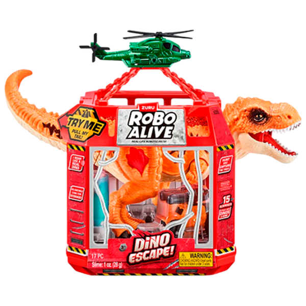Интерактивная игрушка Zuru Roboalive Dino Escape 71127 3+ / Red Оранжевый photo 1