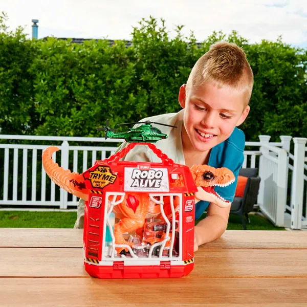 Интерактивная игрушка Zuru Roboalive Dino Escape 71127 3+ / Red Оранжевый photo 6
