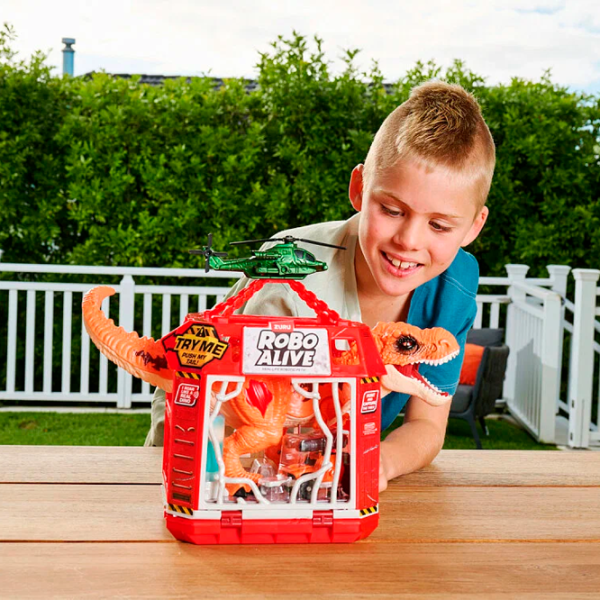 Интерактивная игрушка Zuru Roboalive Dino Escape 71127 3+ / Red Оранжевый photo 6